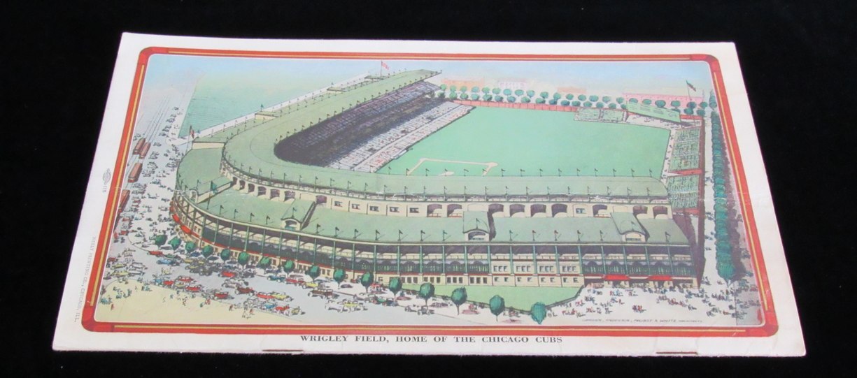 1935 World Series Scorecard Chicago Cubs Vs.