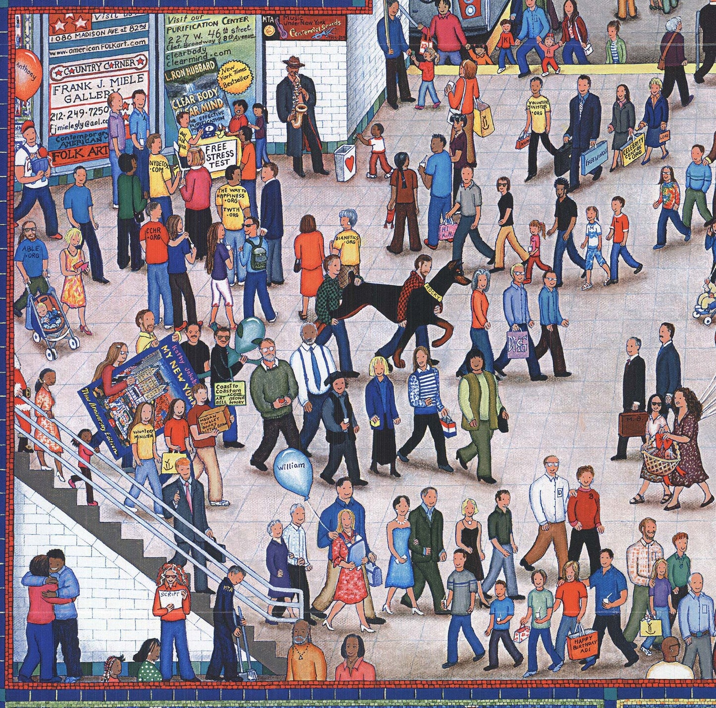 Kathy Jakobsen Subway Centennial " Offset Lithograph Contempor