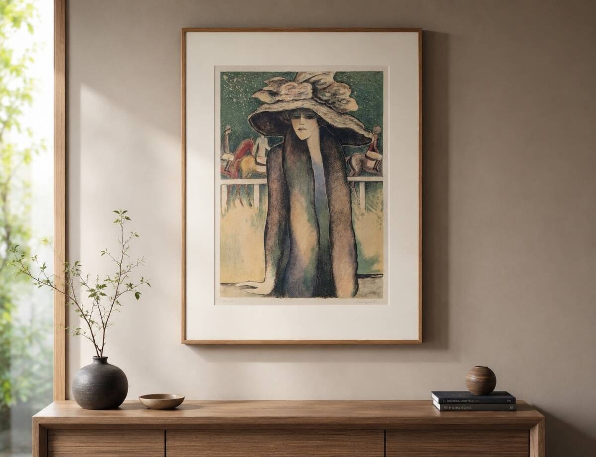 Forest Rider Lithograph Authentic Jean Pierre French Modern Art