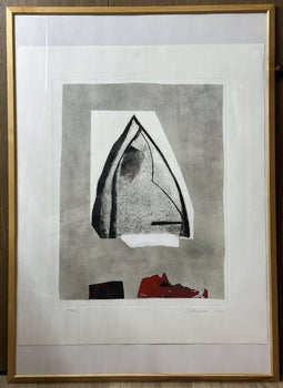 Giuseppe Santomaso (Italy) Original Aquatint Print Signed Framed Limited Edition