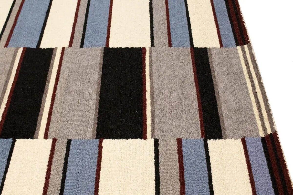 Hand-Tufted Modern Rug Plush 5X8 Multicolored