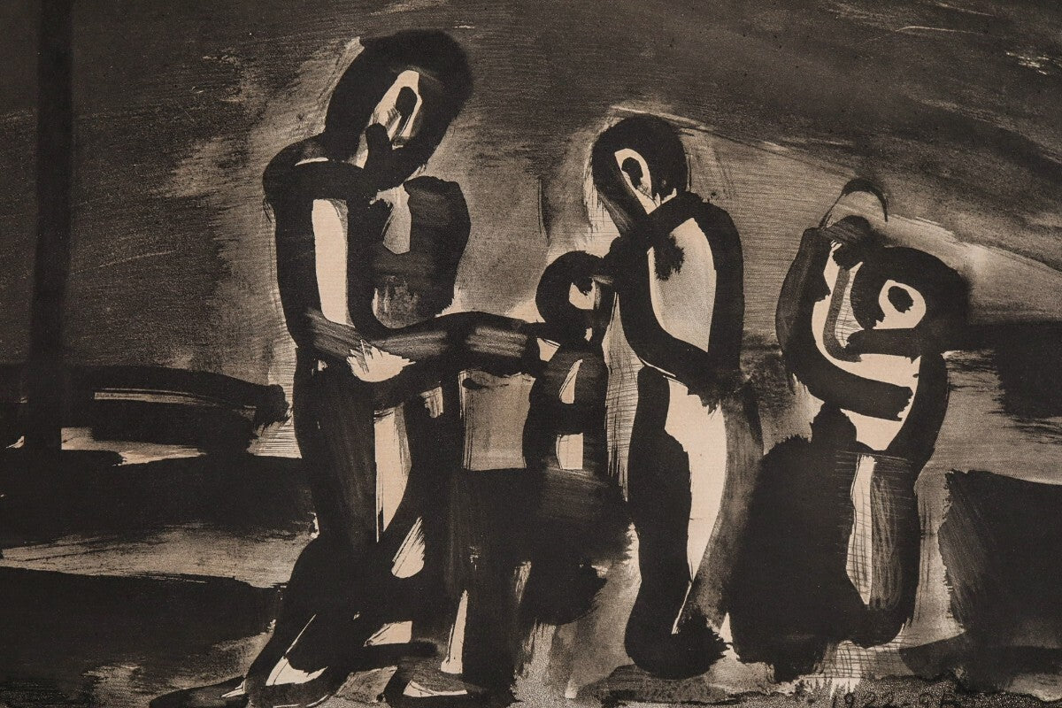Georges Rouault 1922 Original Etching & Aquatint, Miserere #9, Ltd 425 Route
