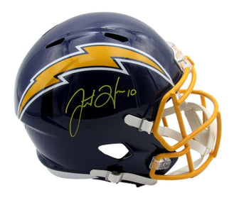Justin Herbert Signed Full Size Throwback Replica