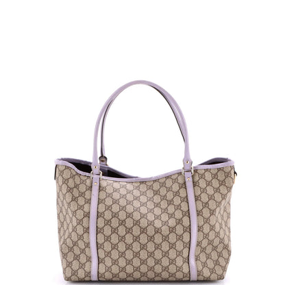 Gucci Joy Tote Gg Coated Canvas With Leather Medium