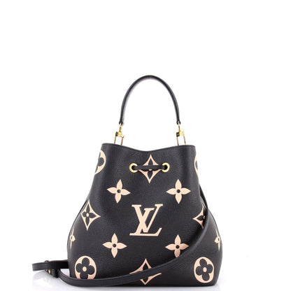 Louis Vuitton Neonoe Handbag Bicolor Monogram Empreinte Giant Mm