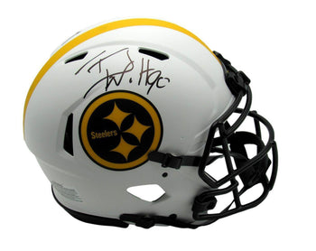 T.J. Watt Autographed Full Size Lunar Authentic