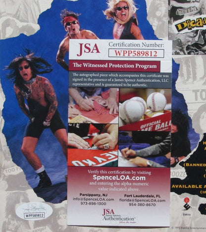 Joe Elliot Autographed May 31, 1992 Circus