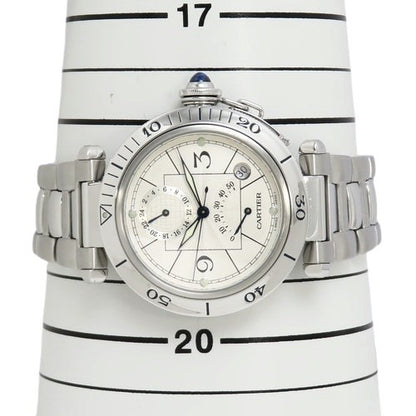 Cartier Pasha 38 Gmt Power Reserve W31037H3