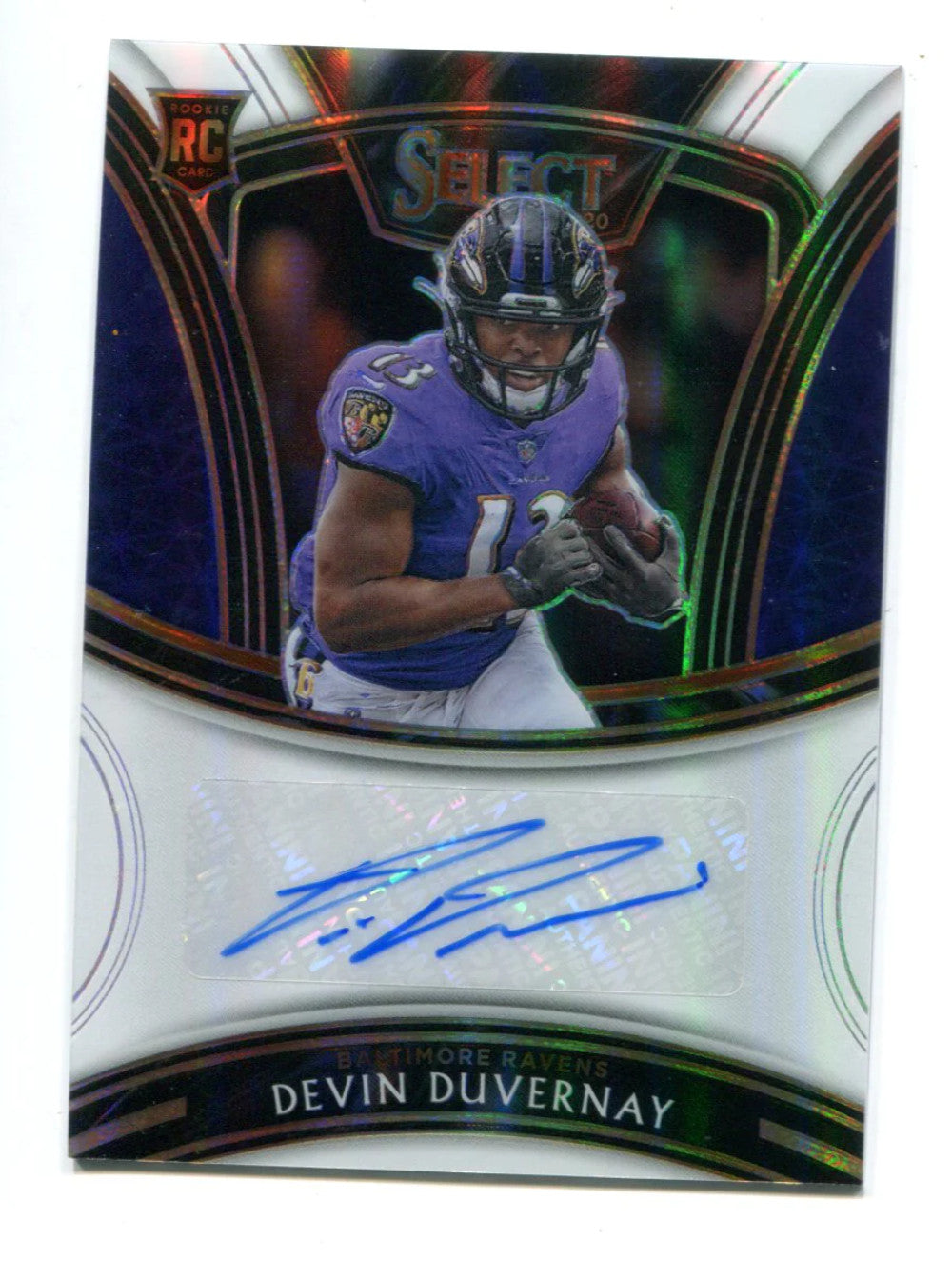 Devin Duvernay 2020 Panini Select Prizm Auto #Ssddu Card /20