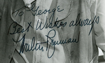 Walter Brennan Signed/Inscribed 8X10 B/W Photo "Real Mccoys" Psa/Dna 192069