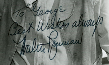 Walter Brennan Signed/Inscribed 8X10 B/W Photo 