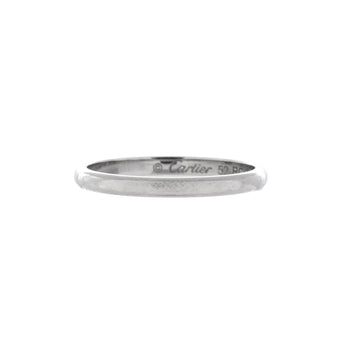 Cartier 1895 Wedding Band Ring Platinum 2Mm