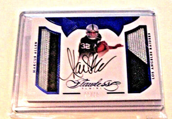 Marcus Allen 2016 Flawless 2-Color Game Used Dual