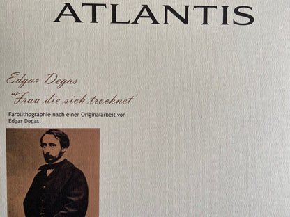 Edgar Degas Lithograph Coa Signed Op Numbered Stamp