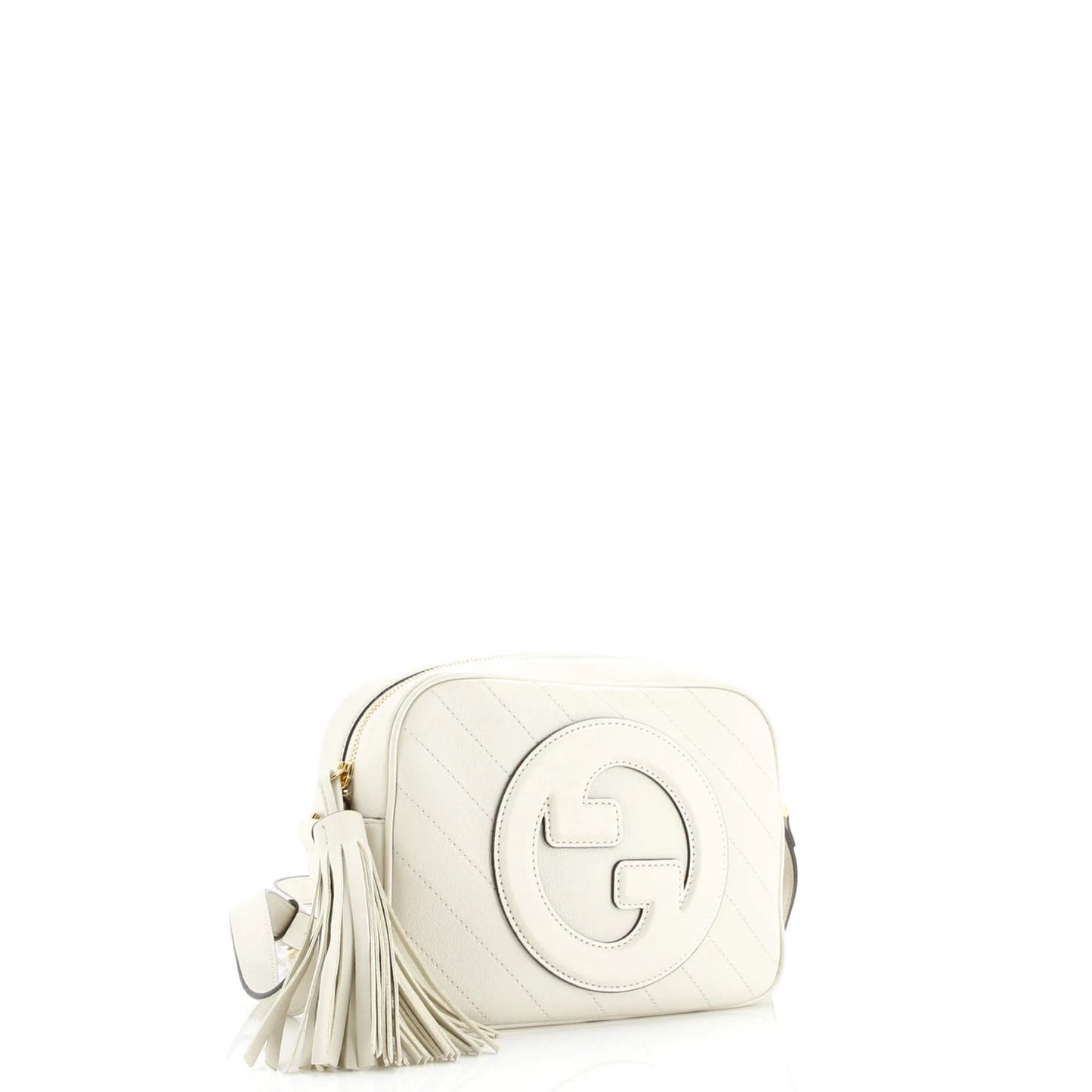 Gucci Blondie Nm Camera Shoulder Bag Diagonal Quilted Leather Small