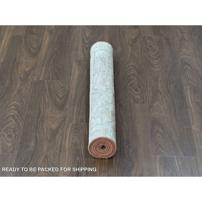 Ziegler Mahal Ivory Hand Knotted Rug 3'x5' Pure Wool