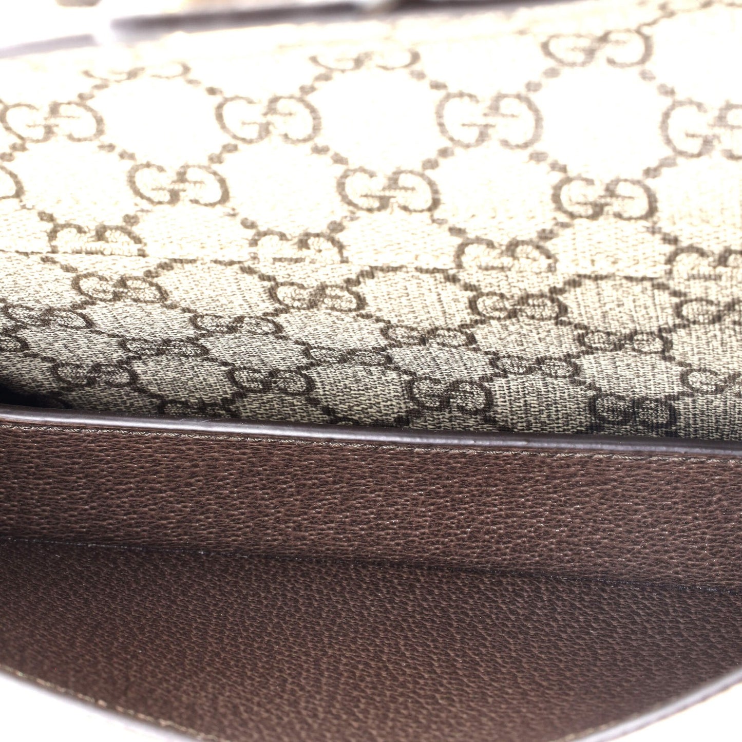 Gucci Blondie Flap Pocket Belt Bag Gg Coated Canvas