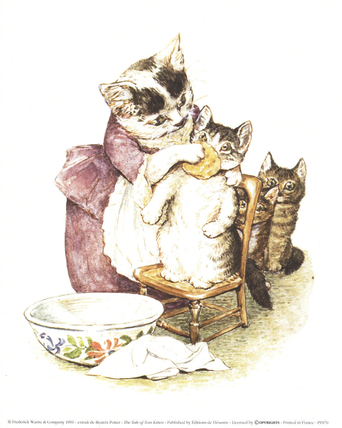 Beatrix Potter The Tale Of Tom Kitten " Poster Contemporary Pink