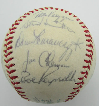 1975 Detroit Tigers Team Signed By 26 Oal Baseball Lolich Brown 149802