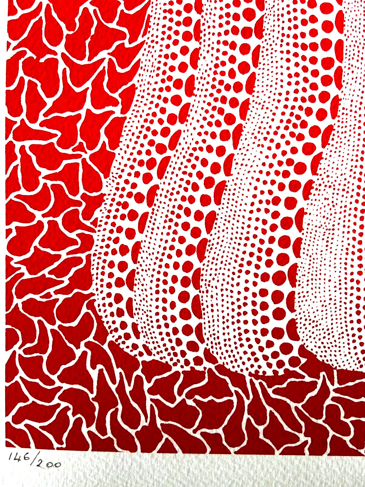 Yayoi Kusama Lithograph Mori Museum Coa Numbered Limited To 200