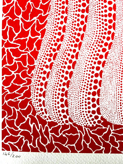 Yayoi Kusama Lithograph Mori Museum Coa Numbered Limited To 200