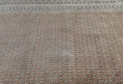 Vintage Handmade Oriental Rug 9X12 Ft Tribal