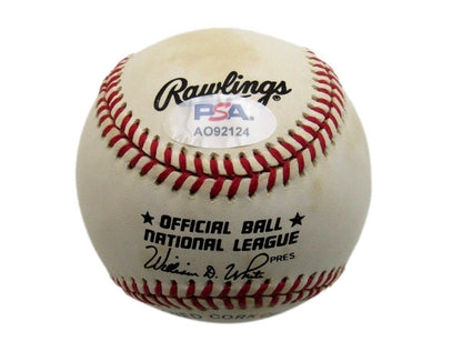 Richie Ashburn Hof Signed/Auto Onl Baseball Philadelphia Phillies Psa/Dna 194370