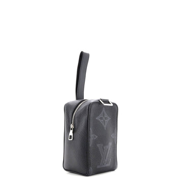 Louis Vuitton Wash Pouch Monogram Shadow Giant Taurillon Leather