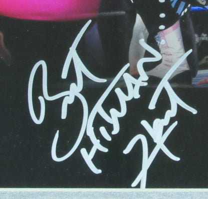 Bret Hitman Hart Autographed 11X14 Photo Wwe Wrestling Champ Framed Jsa