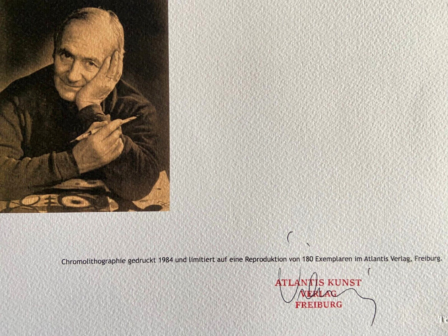 Joan Mir Lithograph Coa Signed Op Numbered Limited Stamp Published