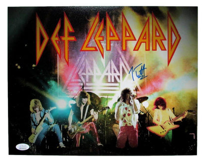Joe Elliott Autographed 11X14 Photo Def Leppard