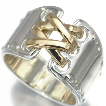 Hermes Ring Mexico Eu55 18K 750 Yellow Gold / 925 Sterling Silver