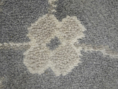 9X18 ft Handmade Oushak Chobi Oriental Rug Muted