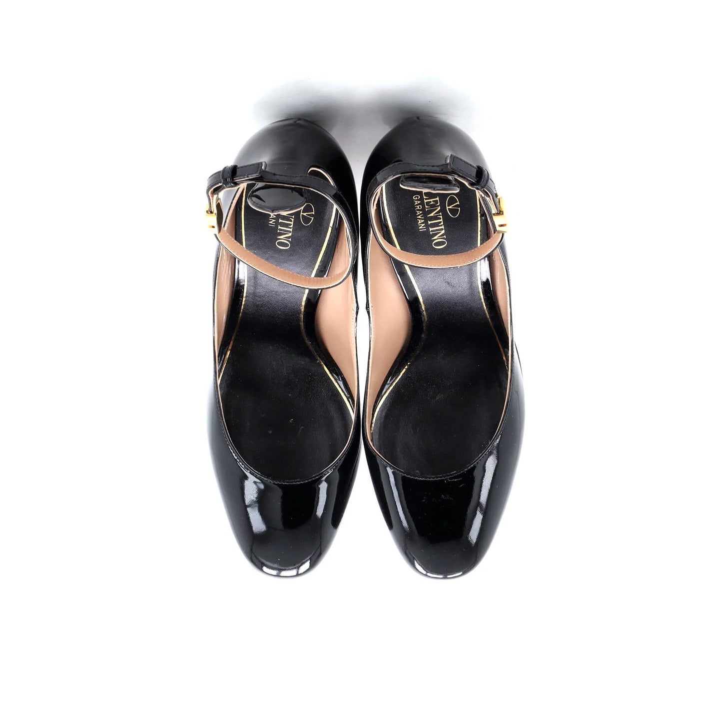 Valentino Garavani Women'S Tan-Go Platform Pumps Patent 155