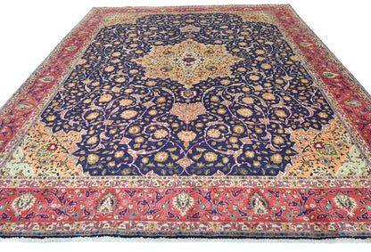 Vintage Handmade Oriental Rug 10X13 Ft Classic