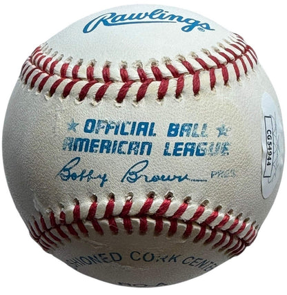 Rod Carew Autographed Official American League Baseball (Jsa)