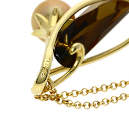 TASAKI   Necklace Pearl Pearl Quartz K18 Yellow