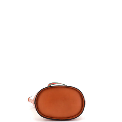 Gucci Web Ophidia Bucket Bag Canvas With Leather Mini