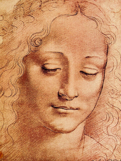 Leonardo Da Vinci Lithograph From An Signed Numbered Coa