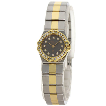 Chopard St. Moritz 12P Diamond Watches 25/8067-11 Stainless Steel/Stainless ...