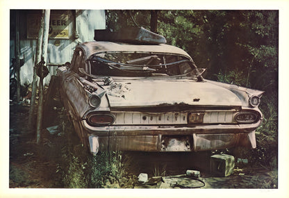 John Salt Pioneer Pontiac Signed " Offset Lithograph Realism Mu