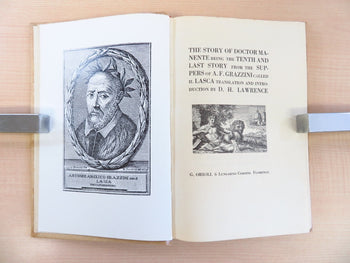 A. F. Grazzini, Translated By D. H. Lawrence The Story Of Doctor Manente 1929
