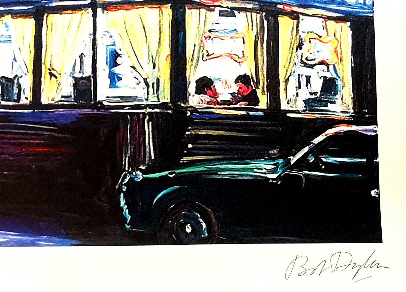 Bob Dylan Lithograph Coa Signed Op Numbered By Hand Limited