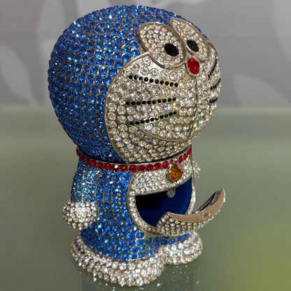 Rare Doraemon Crystal Figure Licensed 2006 Fujiko