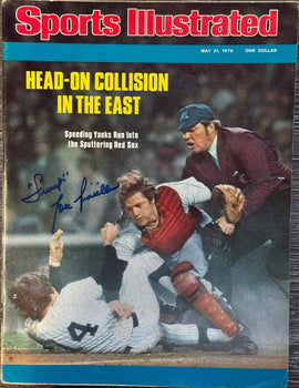 Lou Piniella Autographed Sports Illustrated