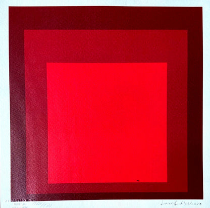 Josef Albers Lithograph Certified Numbered By Hand Signed (Joan.Mir)