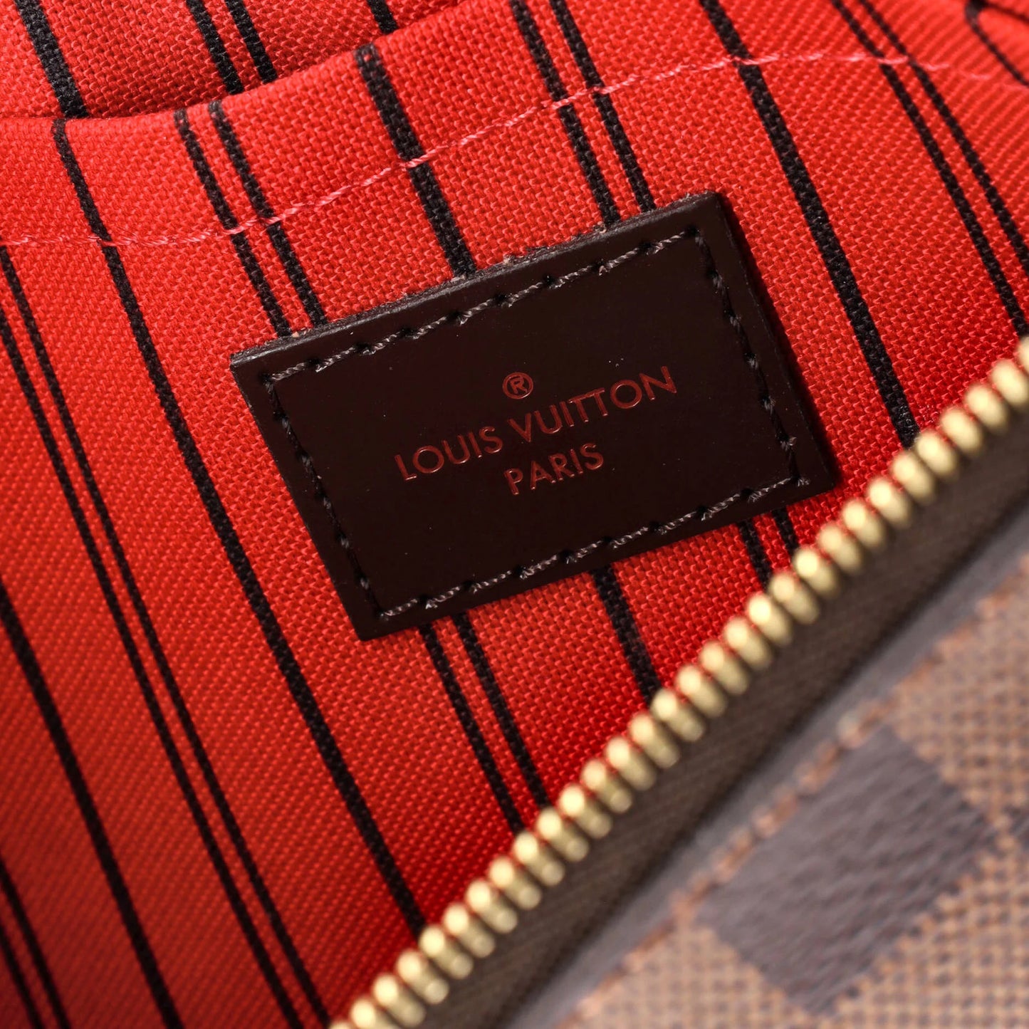 Louis Vuitton Neverfull Pochette Damier Large