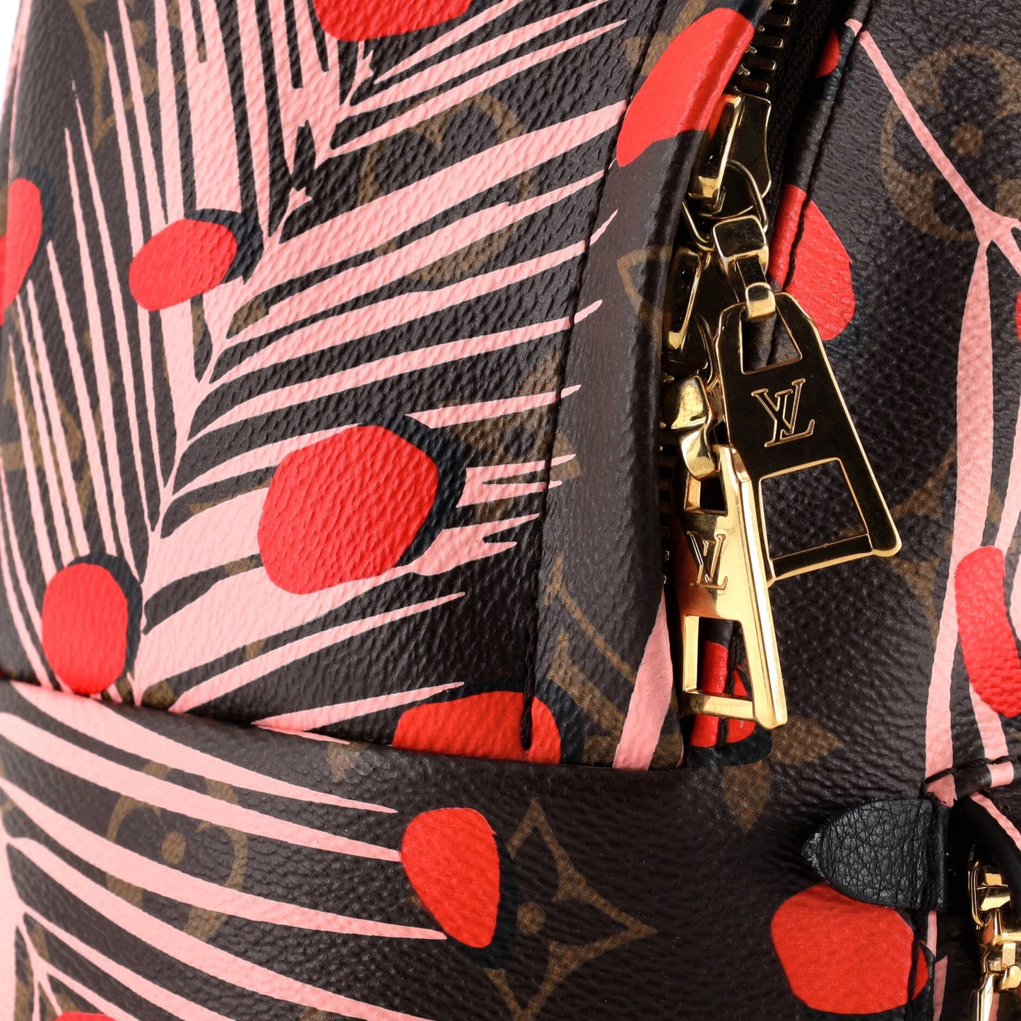 Louis Vuitton Palm Springs Backpack Limited Edition Monogram Jungle Dots Pm