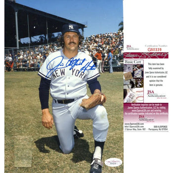 Jim Catfish Hunter Signed 8X10 Photo
