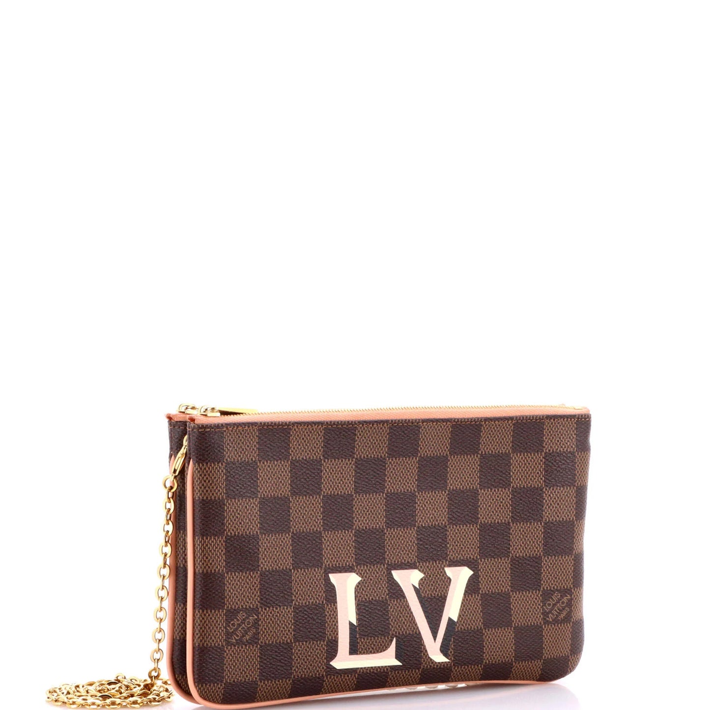Louis Vuitton Double Zip Pochette Damier